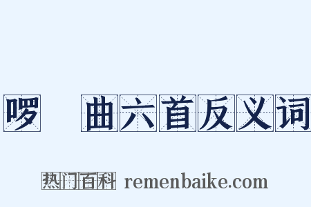 啰唝曲六首反义词是什么意思的图片